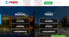 Desktop Screenshot of imobiliariamapa.com.br